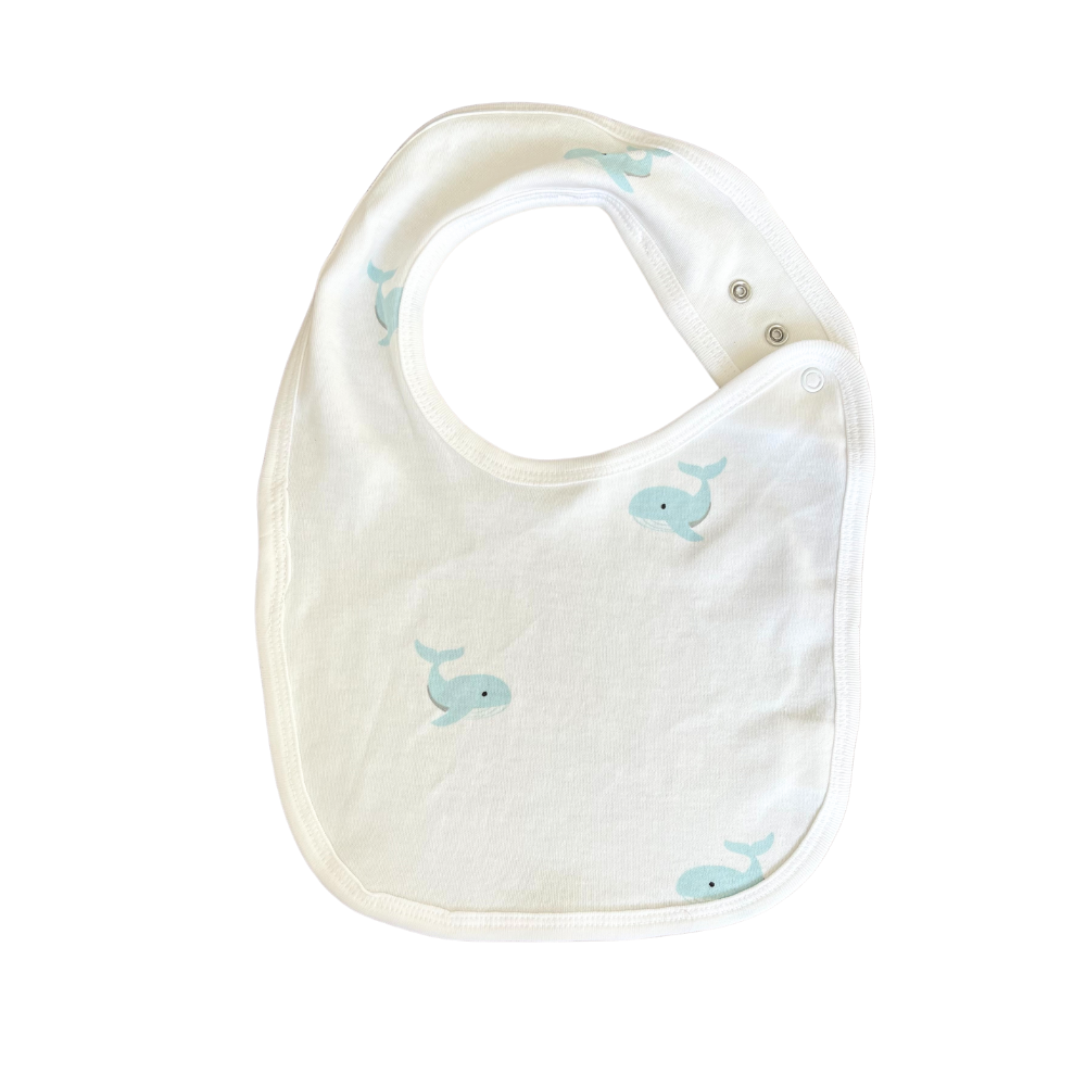 BA - Whale Print Bib - Assorted Colors