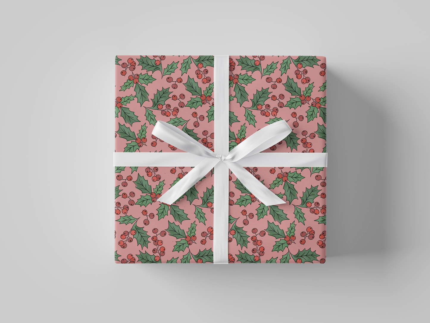 Holly Berry Gift Wrap