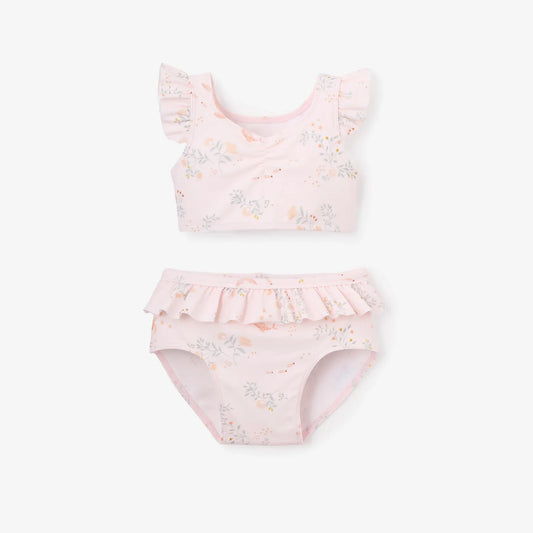 BA- PINK SEA MAGIC BABY RUFFLE TWO-PIECE SWIMSUIT