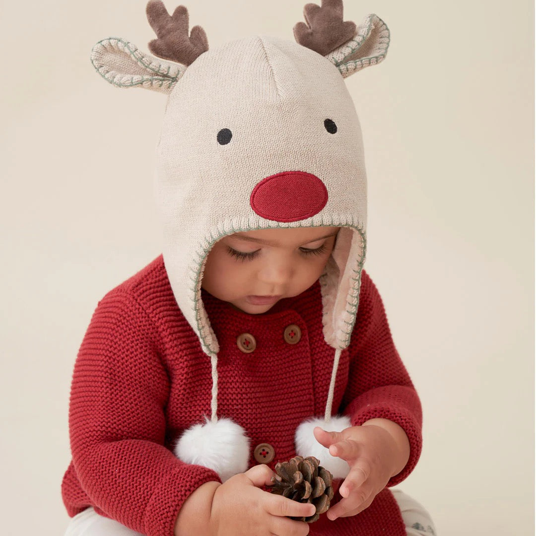 BA - Reindeer Aviator Hat