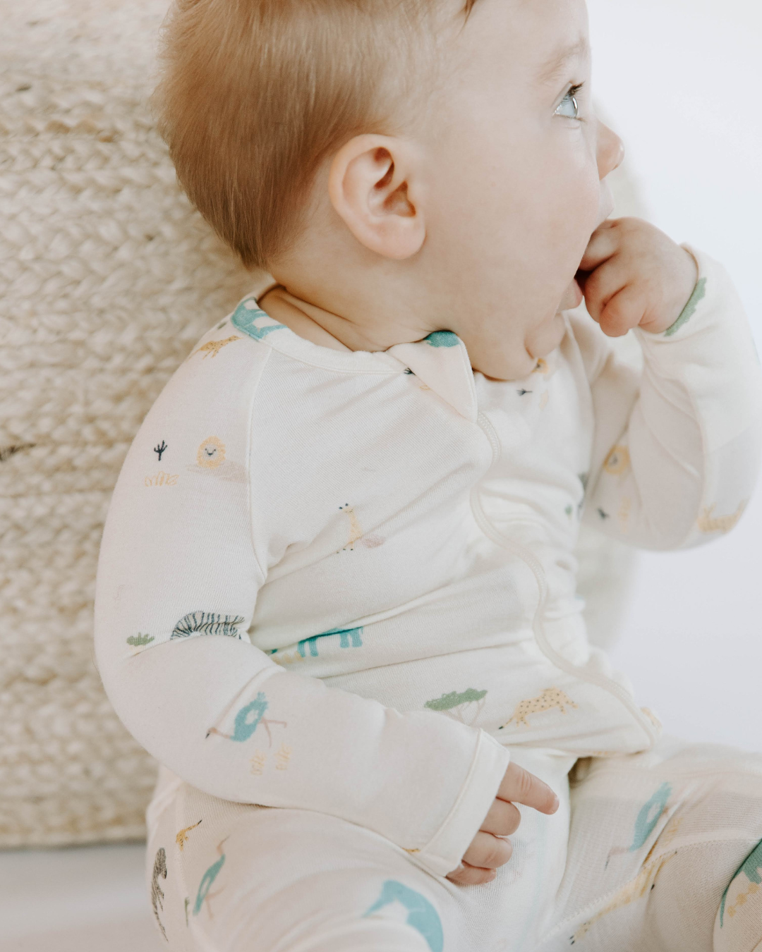 Modal Convertible Footy Pajamas in Zoo