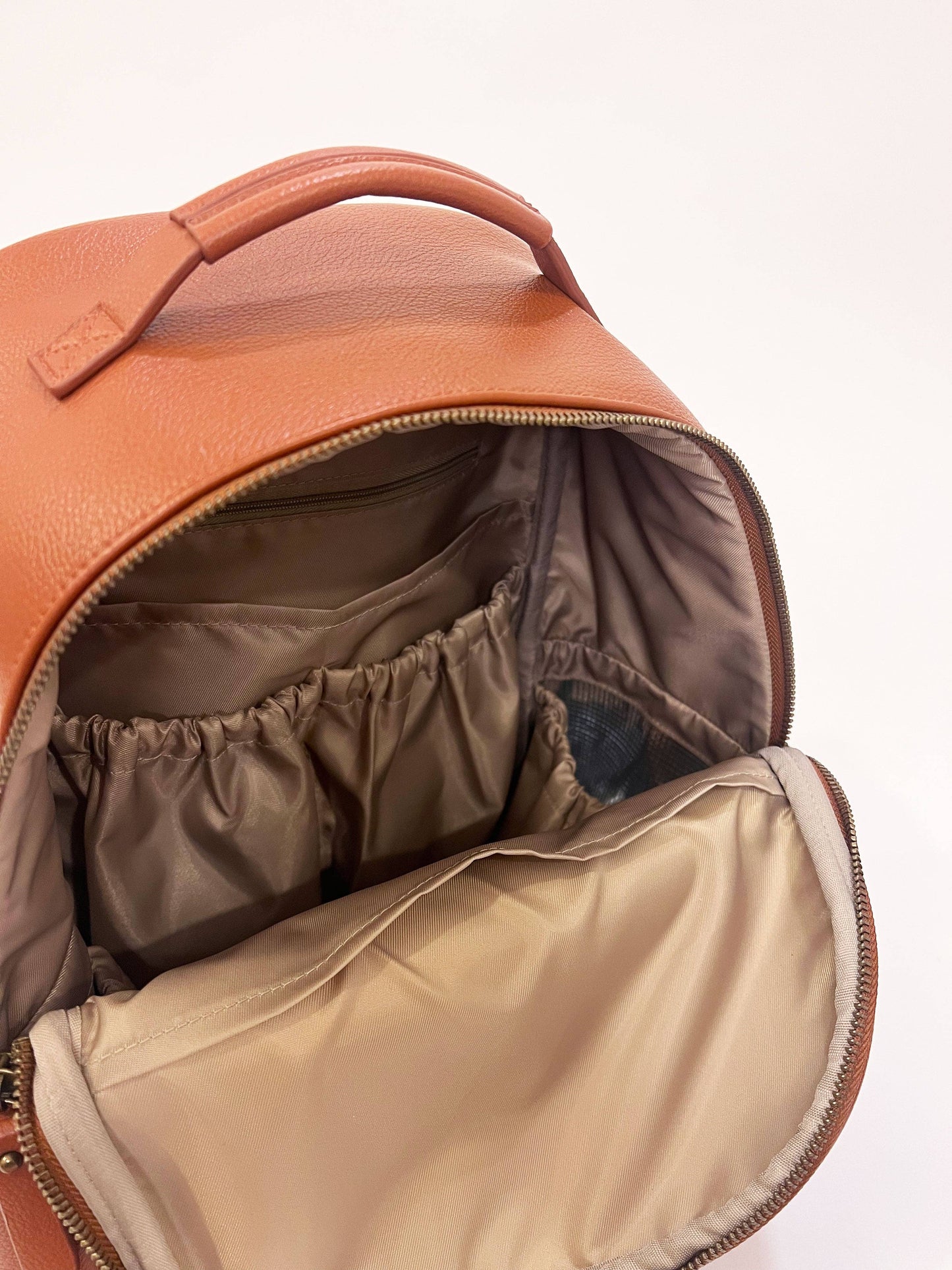 10% OFF - The Mom Bundle Diaper Backpack & Crossbody Fanny: Camel 2.0 Joni Backpack/Camel Bowie Pack