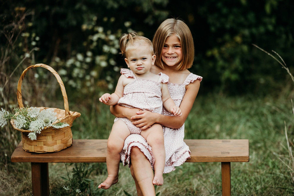 BA - Taffy Floral | Kids' Organic Muslin Summer Dress