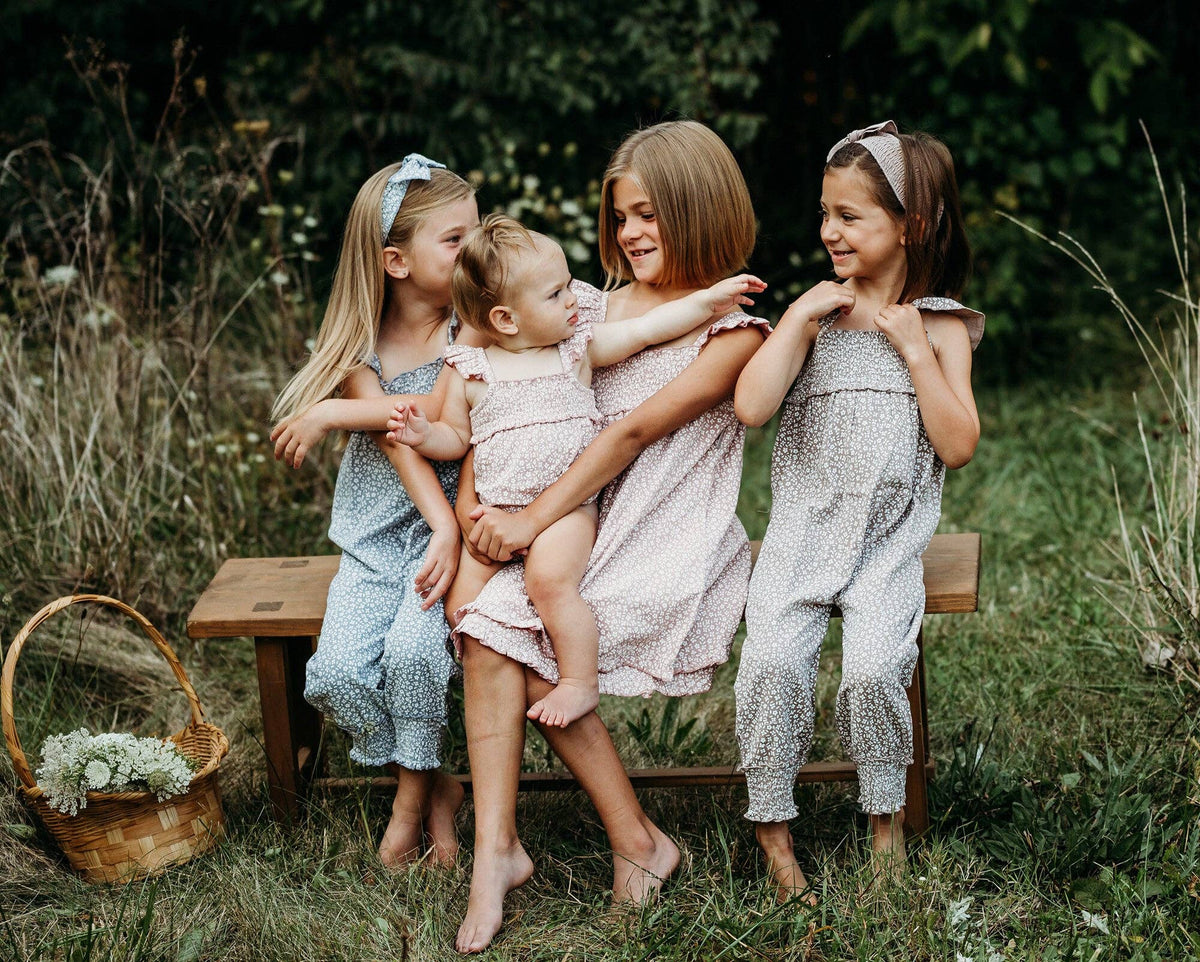 BA - Taffy Floral | Kids' Organic Muslin Summer Dress