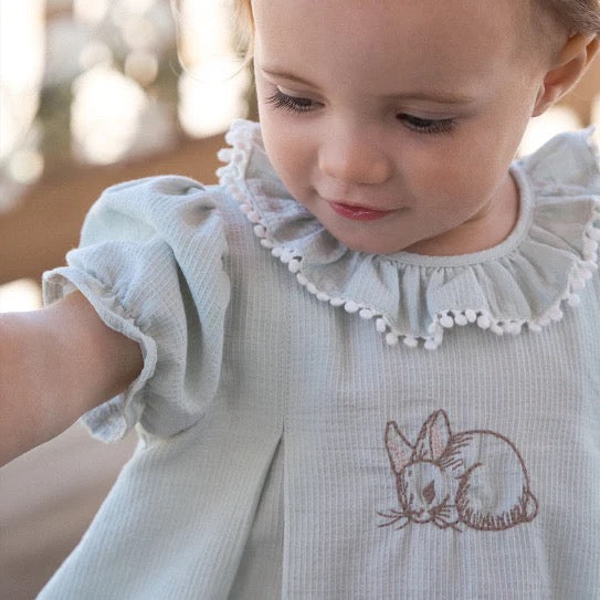 BA - Bunny Embroidered Dress