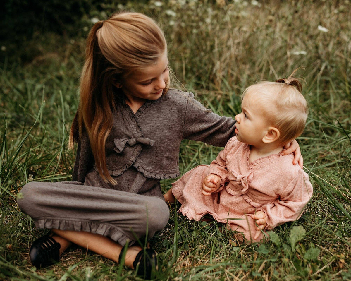 BA - Taffy | Organic Pointelle Ruffle Sweater