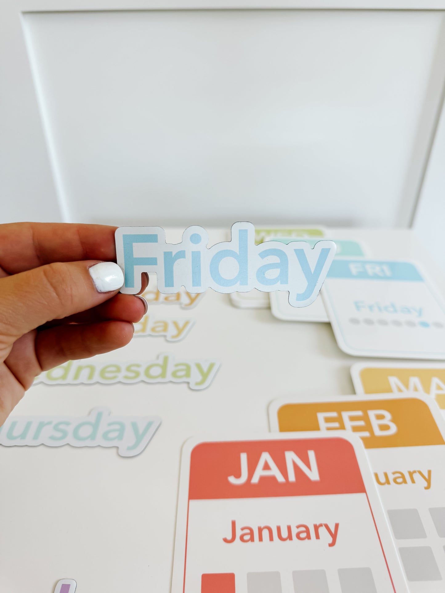Calendar (Days, Months, Seasons) Flashcards and Magnets