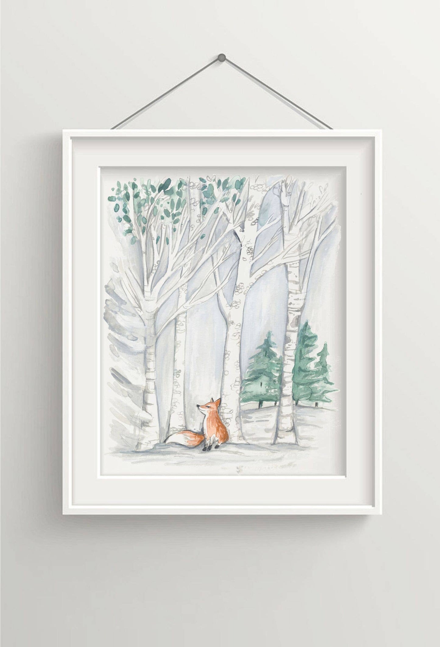 BA- Woodland Fox Art print