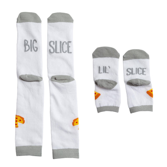 BA - Daddy & Me Matching Pizza Sock Set, Father's Day Gift