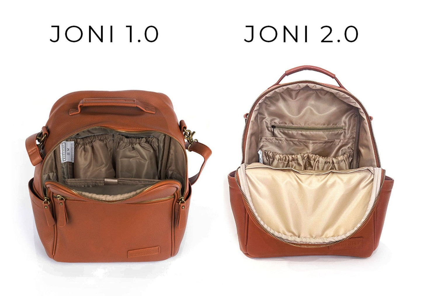 The Joni Backpack Diaper Bag High Quality Vegan Leather