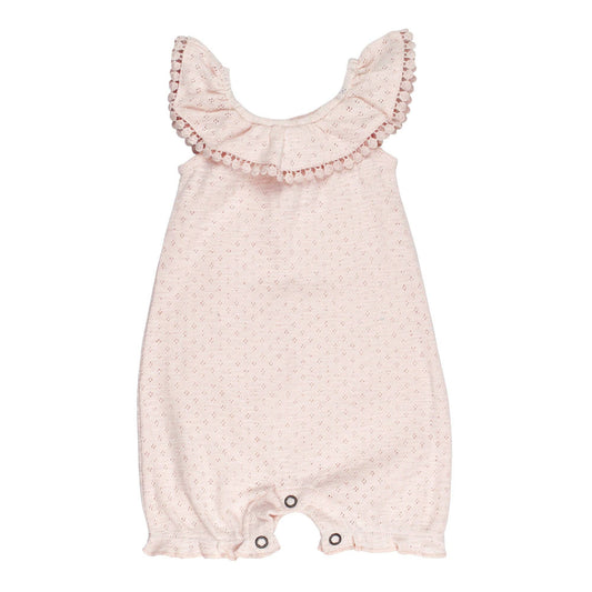 BA - Cotton Candy | Organic Pointelle Bubble Romper