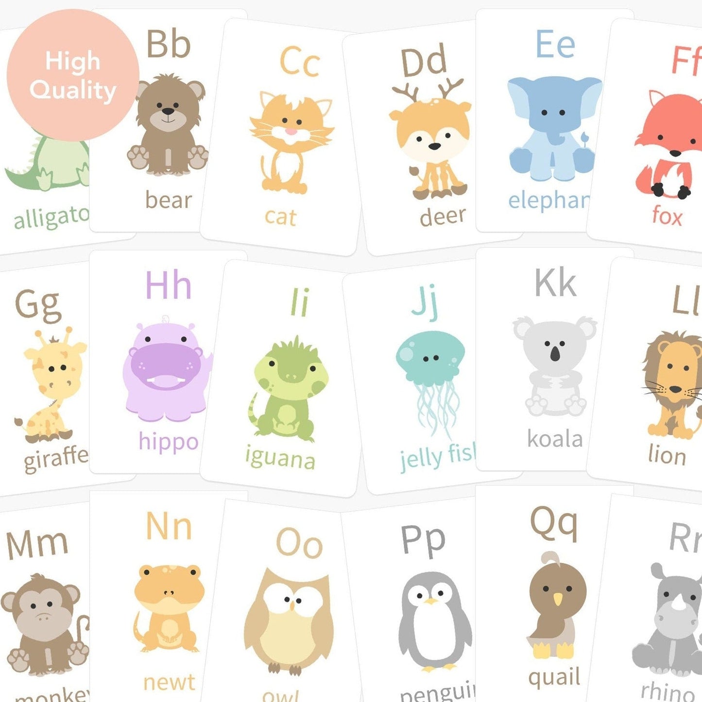 Animal Alphabet Flashcards