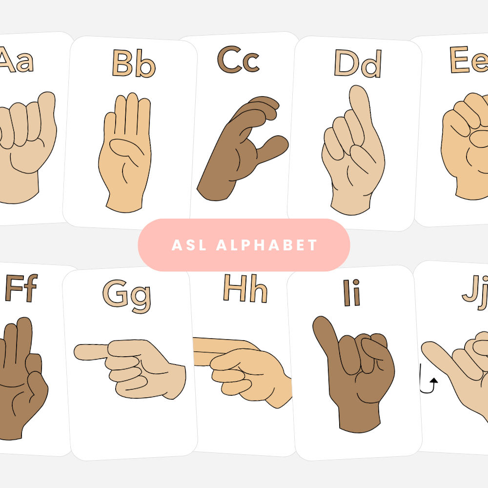 ASL Alphabet Flashcards