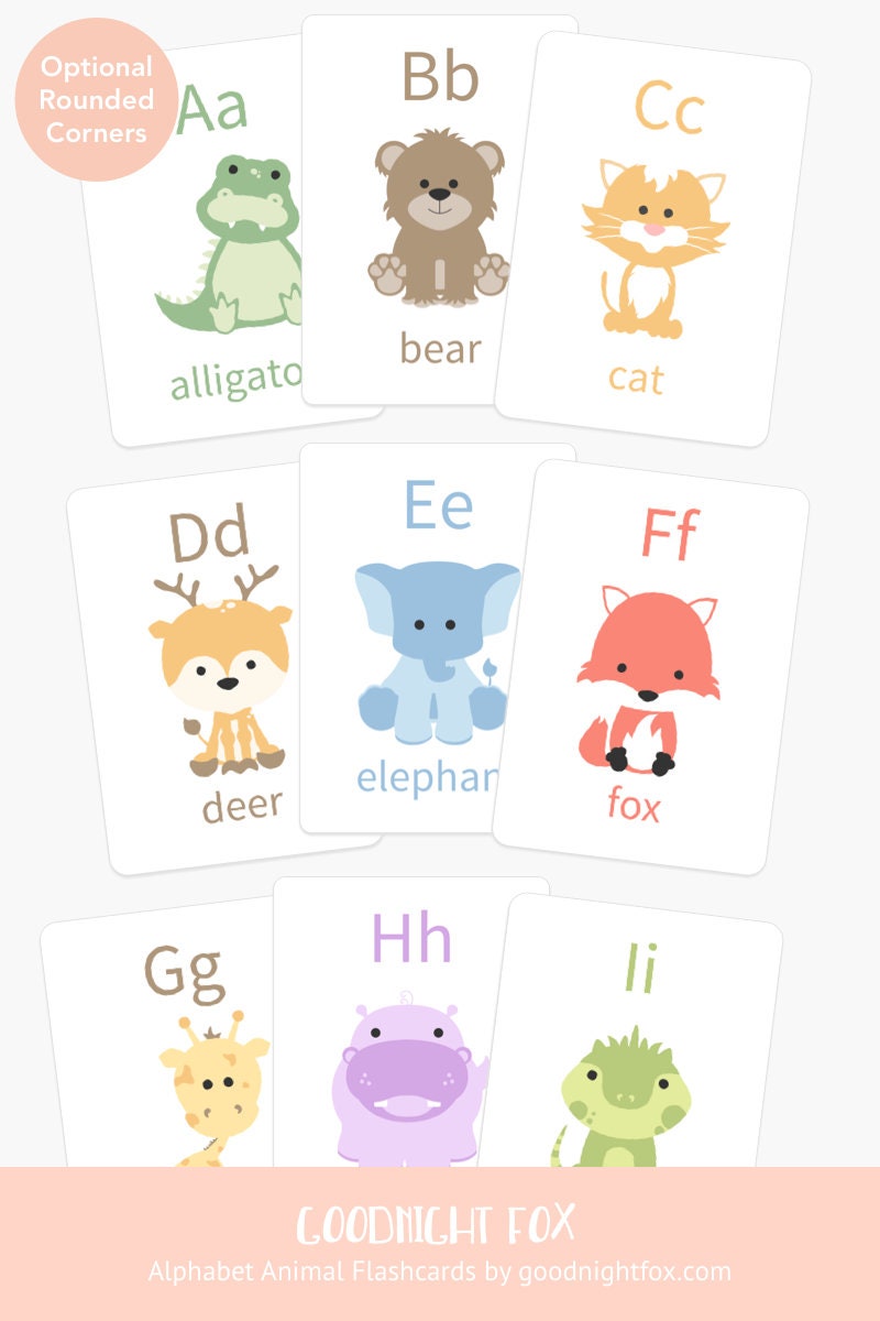 Animal Alphabet Flashcards