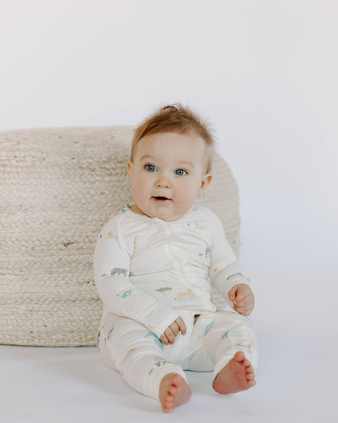 Modal Convertible Footy Pajamas in Zoo