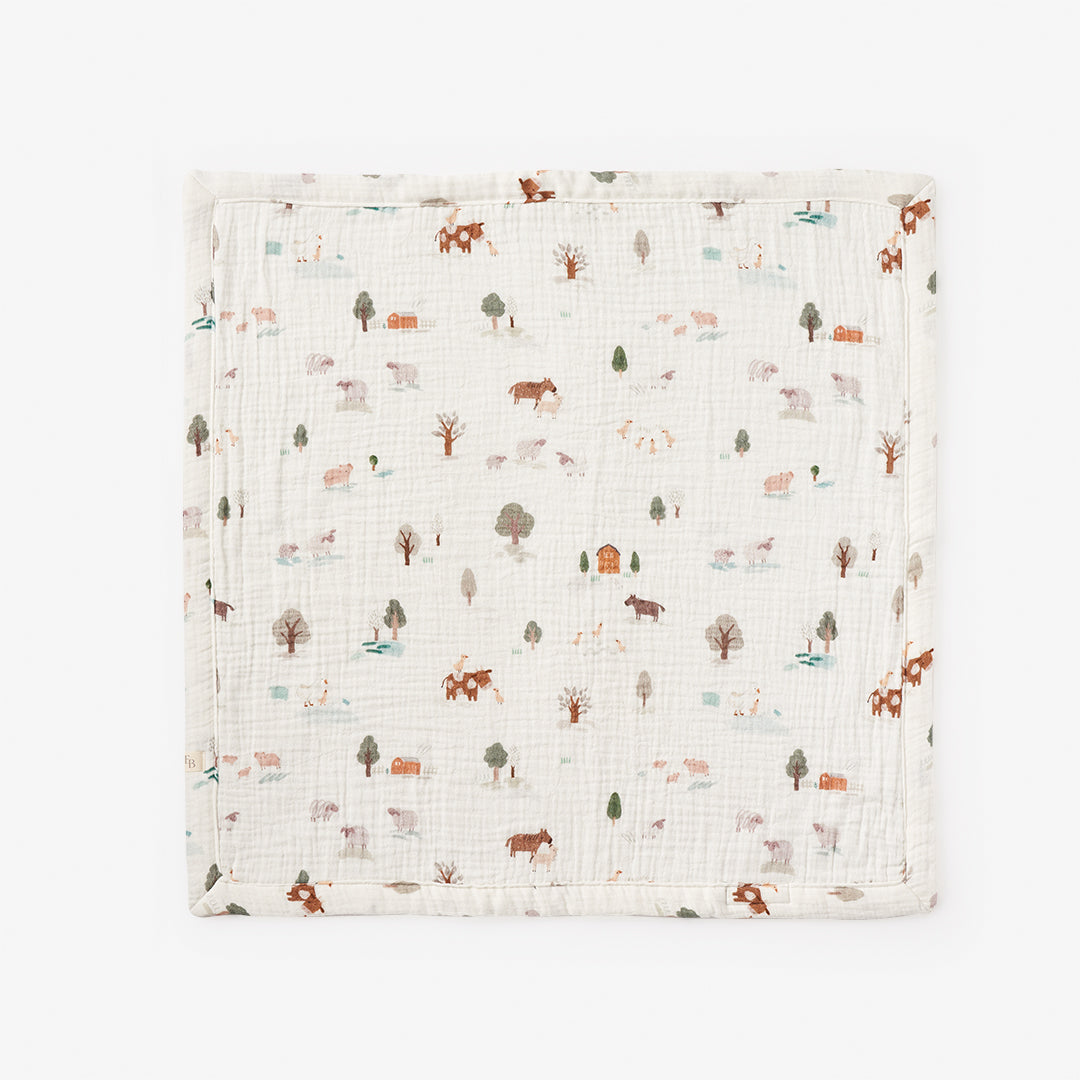 BA - On The Farm Organic Muslin Blankie