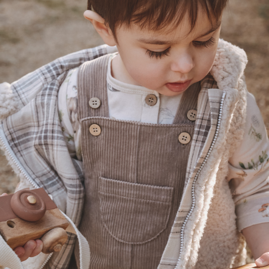 BA - Woodland Explorers Henley + Corduroy Overalls