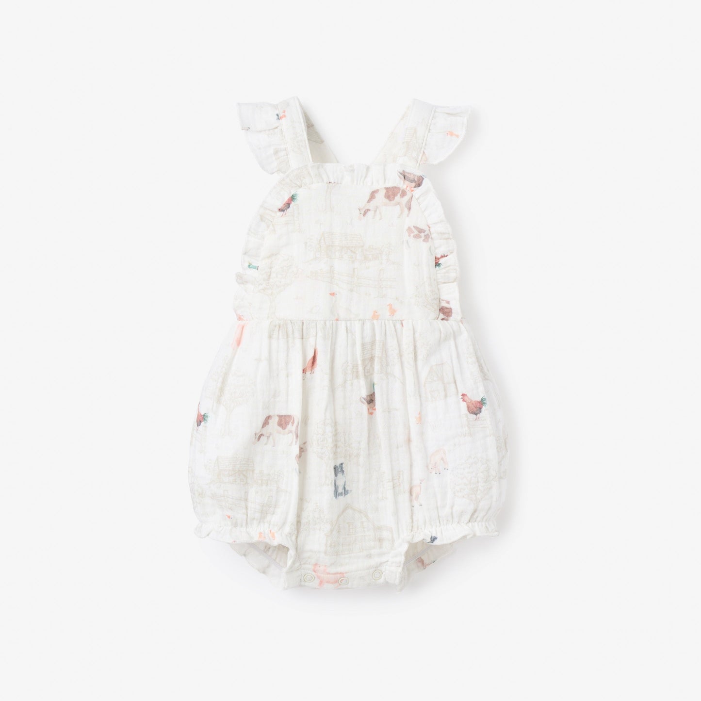 BA - Petite Farmstead Organic Cotton Sunsuit