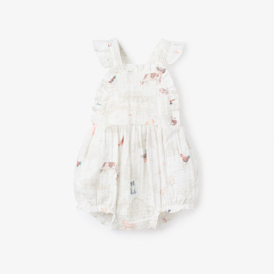 BA - Petite Farmstead Organic Cotton Sunsuit