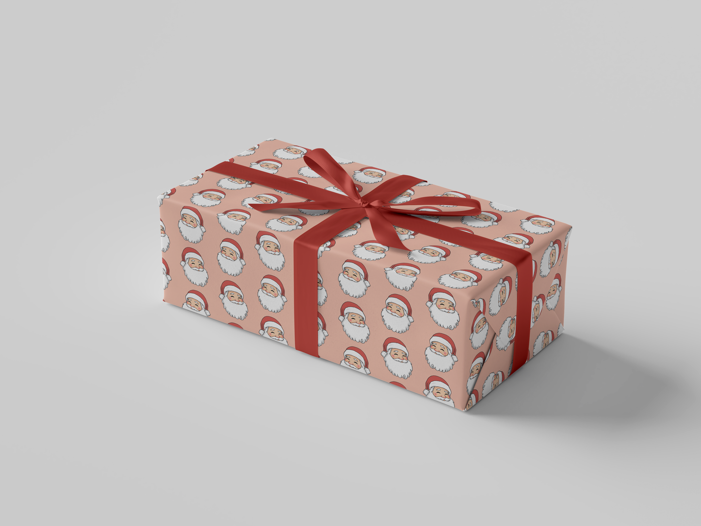 Holly Jolly Santa Gift Wrap