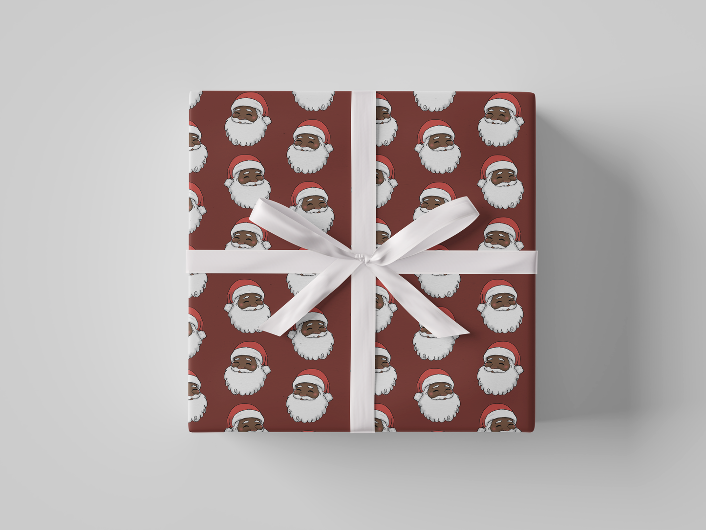 Holly Jolly Santa Gift Wrap