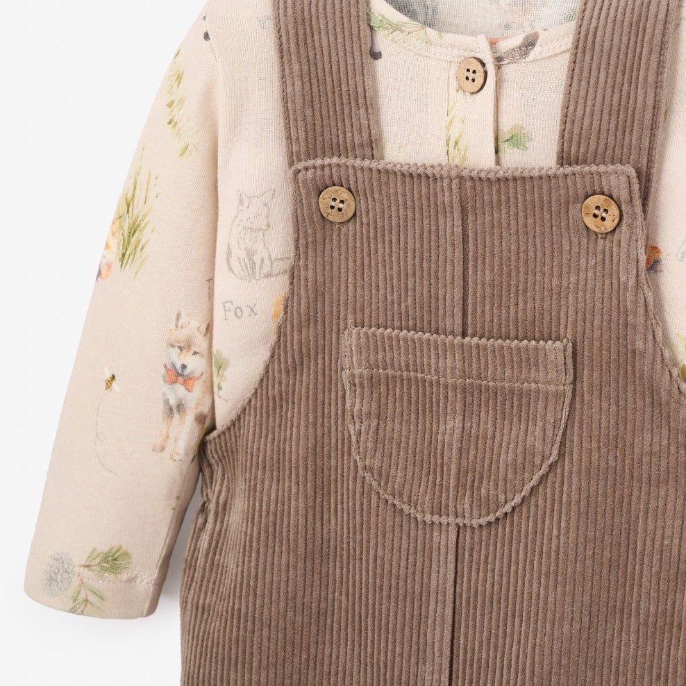 BA - Woodland Explorers Henley + Corduroy Overalls