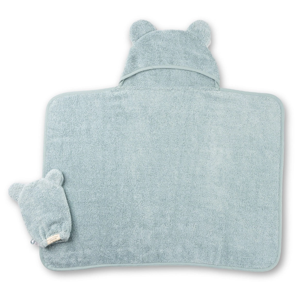 BA - Hooded Towel + Wash Mitt Set Blush