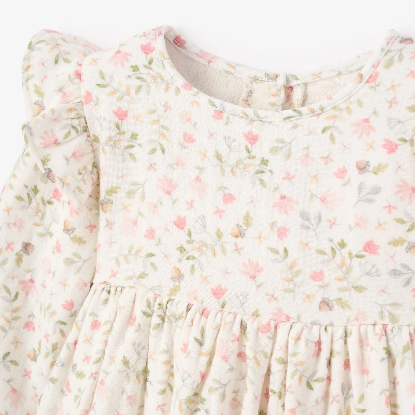 BA - Fairytale Floral Organic Muslin Dress + Bloomer
