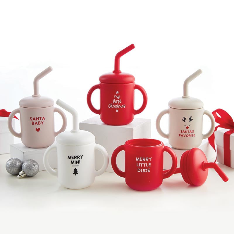 BA - Holiday Silicone Sippy Cup