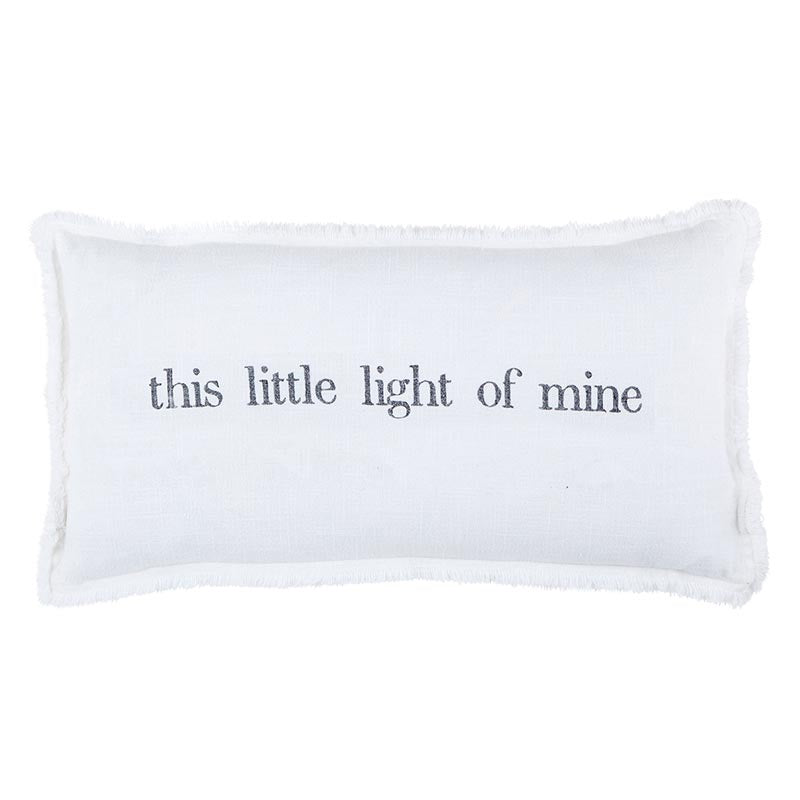 Face To Face Lumbar Pillow - Little Light Of Mine