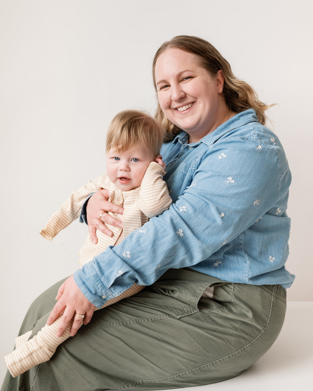 Riley Magnetic Baby Set in Stripes