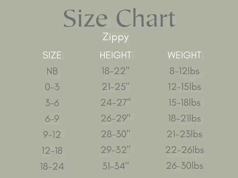 Oopsie Daisy Bamboo Zippy Pajamas