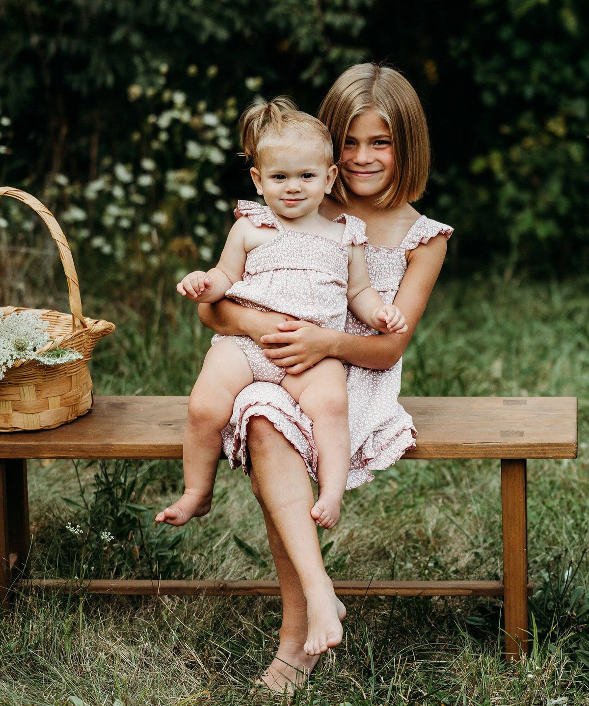 BA -Taffy Floral | Organic Muslin Sleeveless Bodysuit