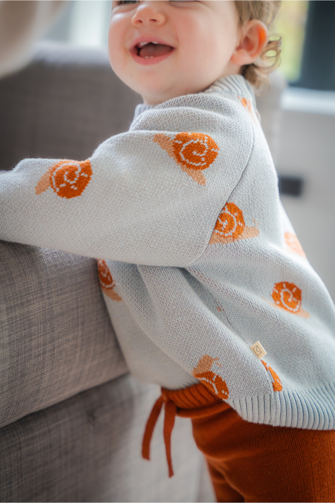 Pima Cotton Knit Jogger in Mocha