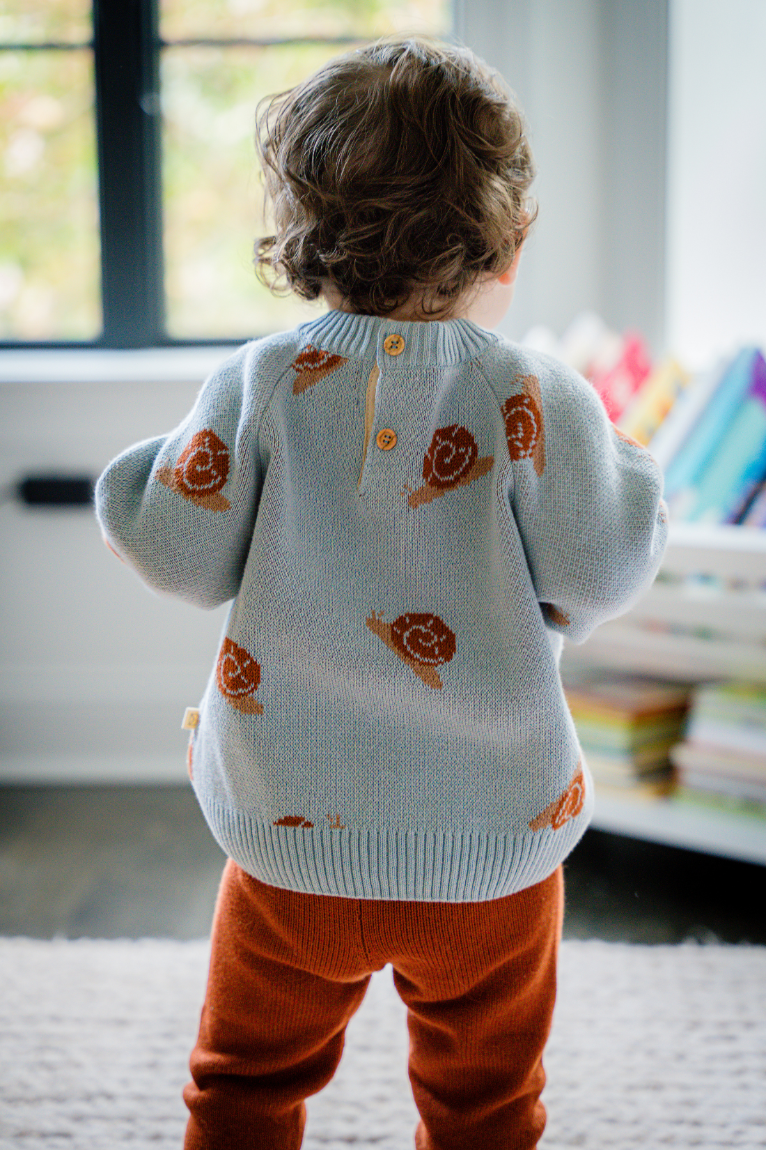 Pima Cotton Knit Jogger in Mocha