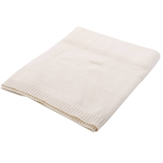 BA - Organic Knit Baby Blanket - Cream