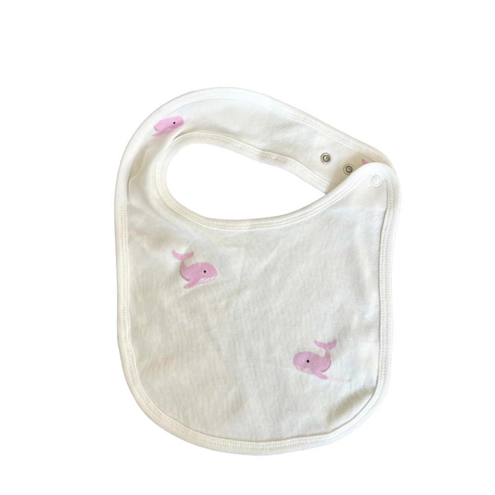 BA - Whale Print Bib - Assorted Colors