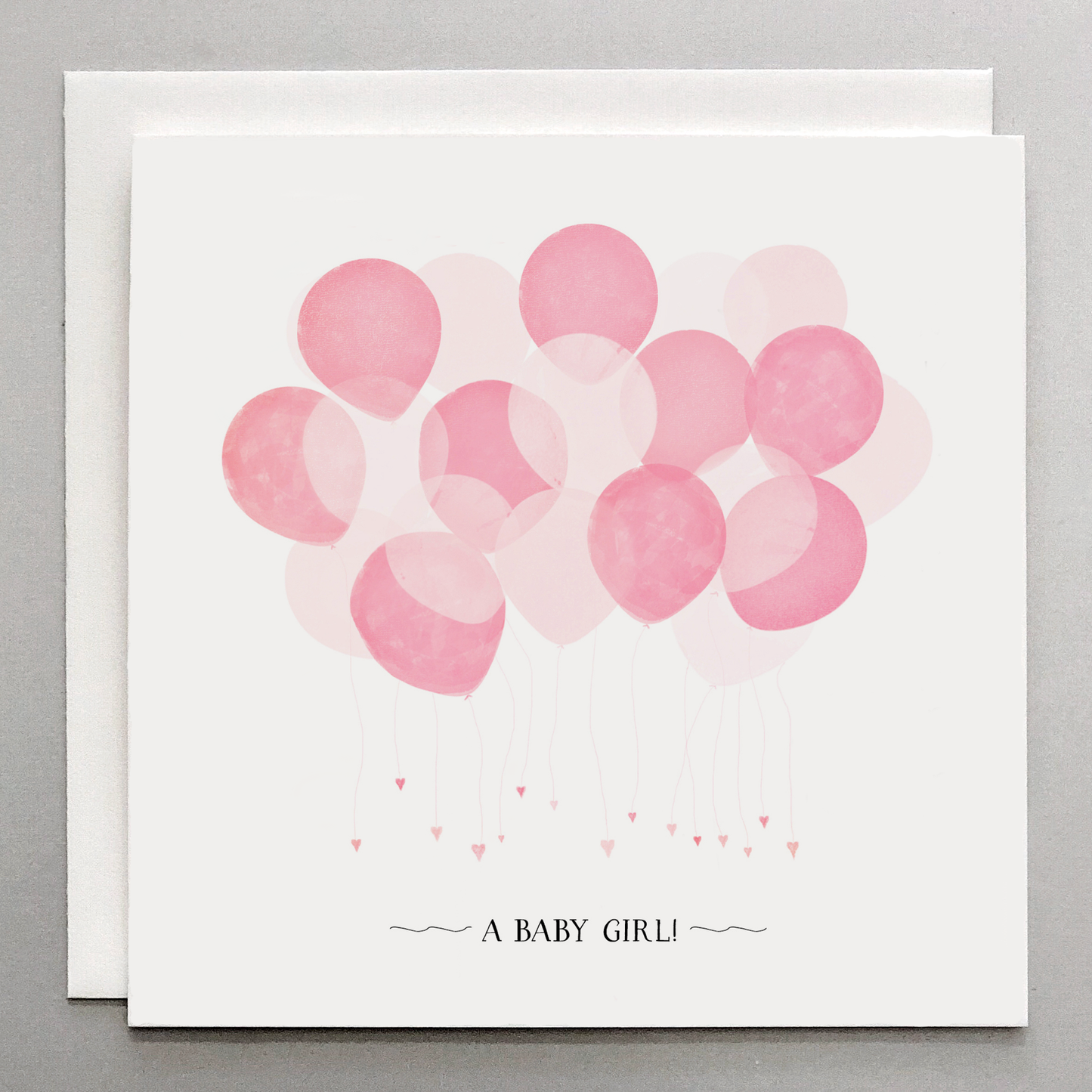 A Baby Girl Newborn Card