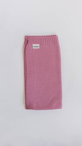 BA - Organic Knit Baby Blanket - Pink