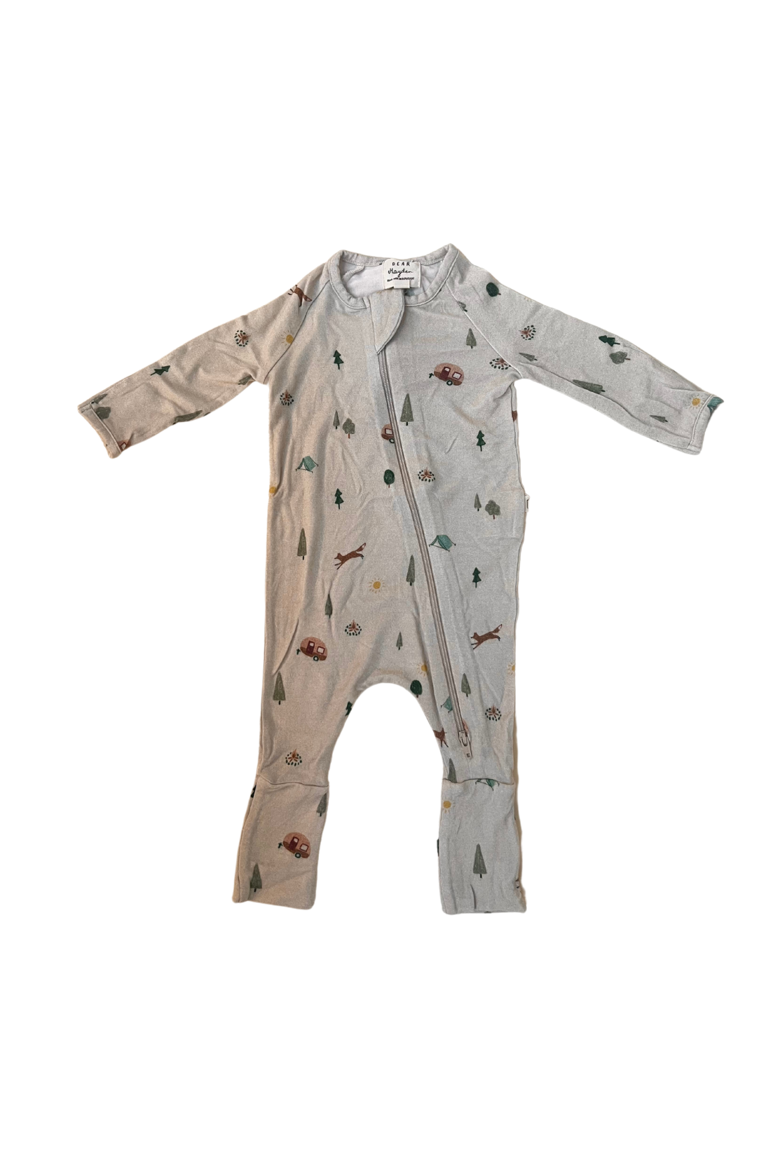 Modal Convertible Footy Pajamas in Camping